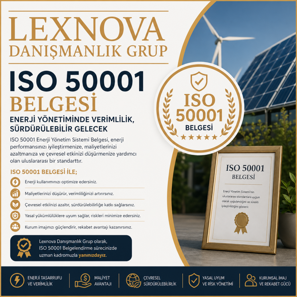 ISO 50001 Belgesi